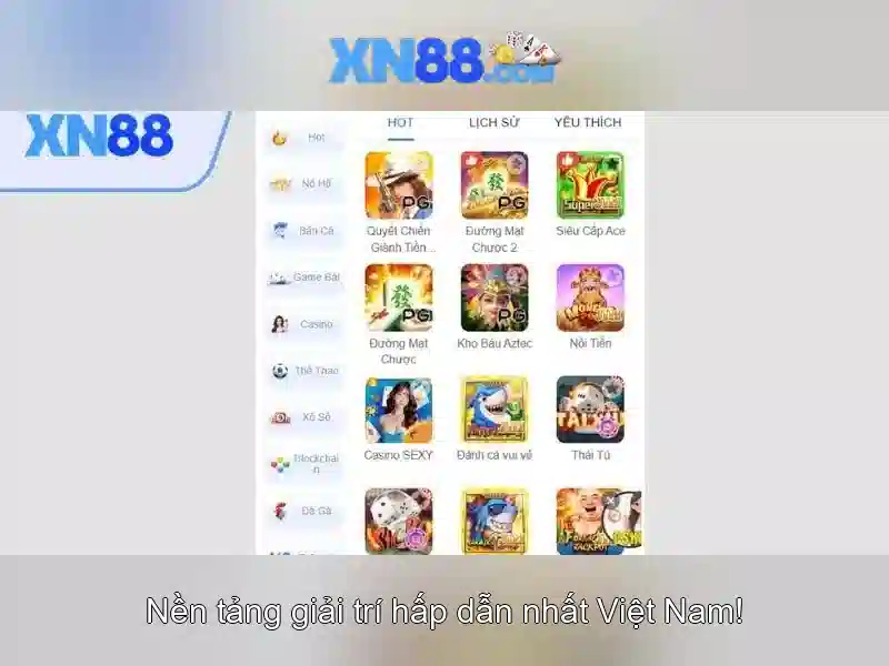 xn88 — Nền tảng trò chơi trực tuyến hàng đầu